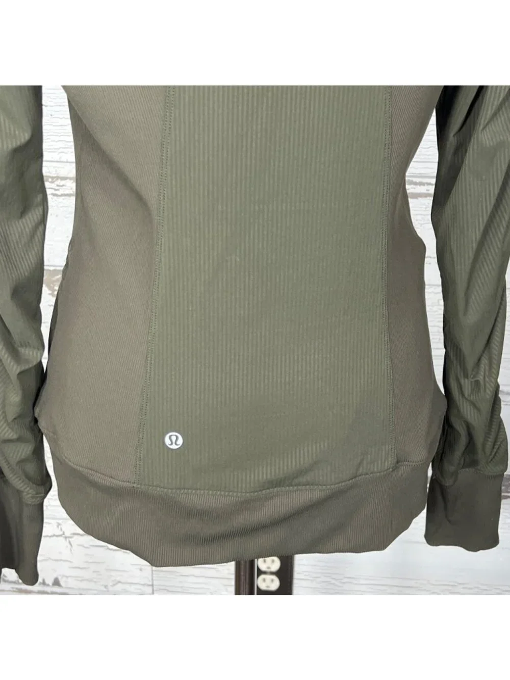 LULULEMON Dance Studio Jacket in Dark Olive Sz 8 #W4BG3S NWOT